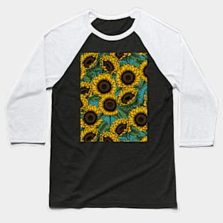 Sunflower field 2 Baseball T-Shirt